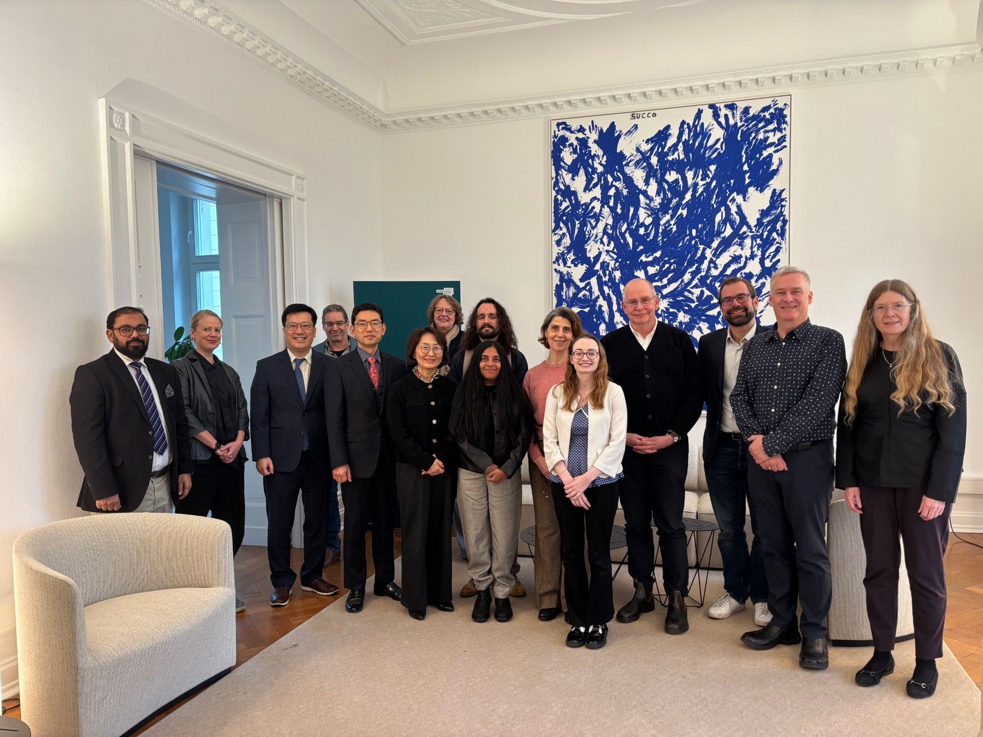 Academy of International Affairs NRW workshop group photo in Bonn